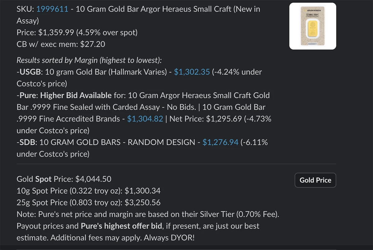 Online Restock Results